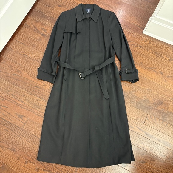 Ann Taylor Jackets & Blazers - Ann Taylor Black Belted Trench Coat